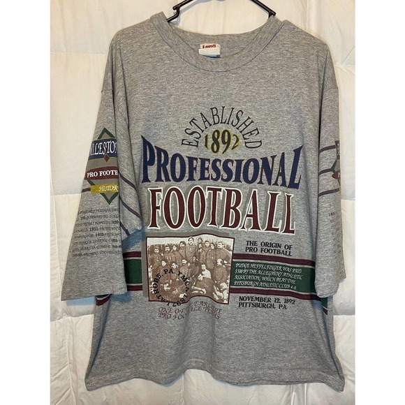 Long Gone Other - Vintage Long Gone Football Hall of Fame Graphic Print T-Shirt Size XL Gray